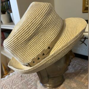 Nine West  Cream Fedora Hat